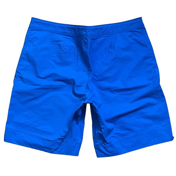 Jag Regular Fit Boardshorts Royal Blue 100% Nylon Drawstring Button Waist Swim L - Picture 2 of 7